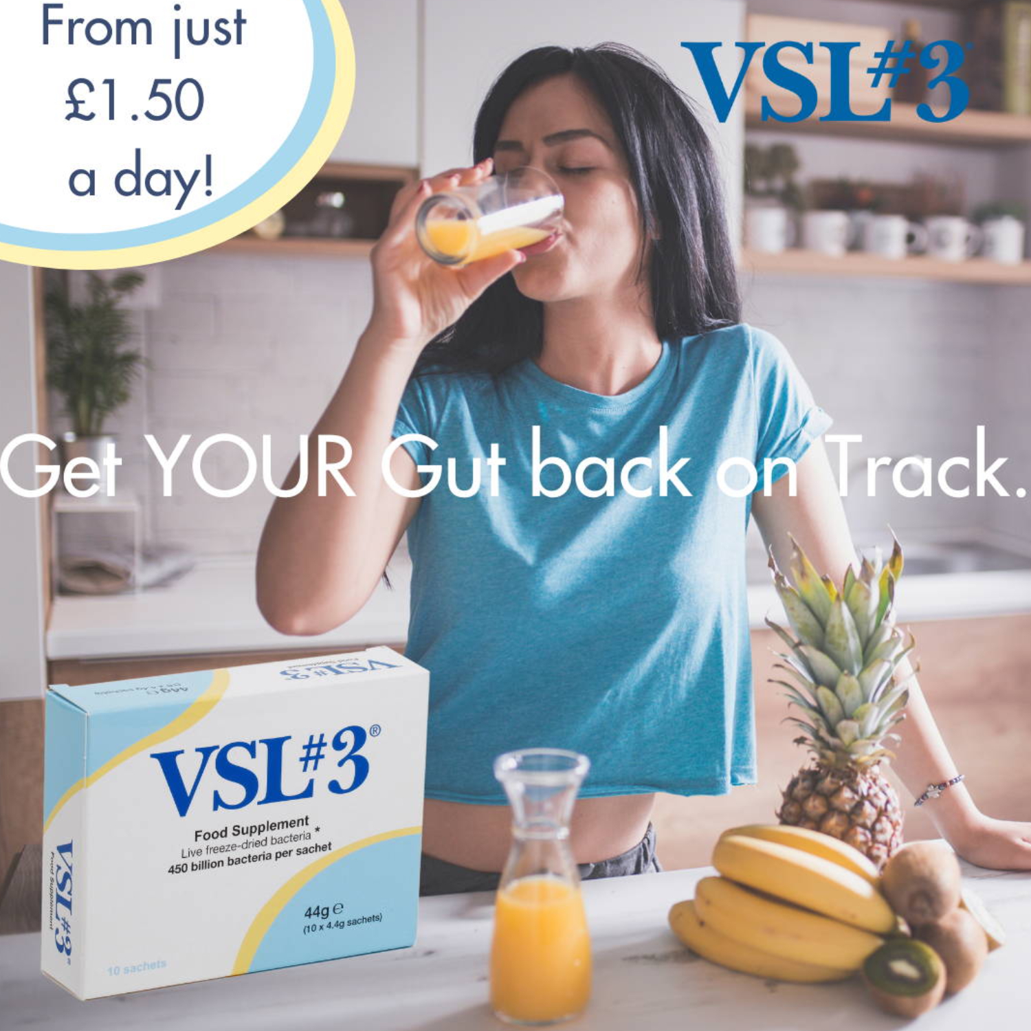 VSL3 4.4 gm Powder For Oral Solution 10's Sachets