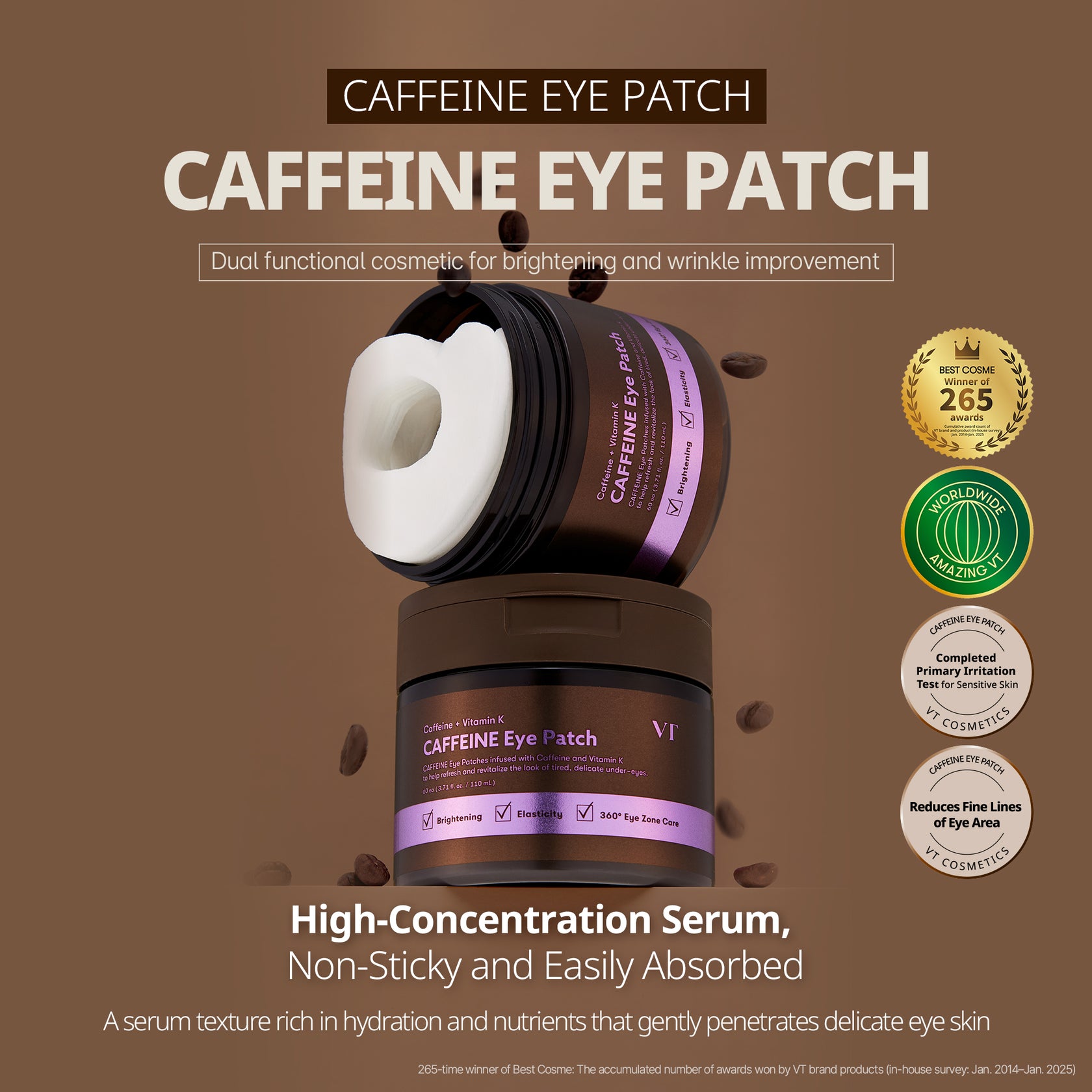 VT Cosmetics Caffeine Eye Patch 110ml