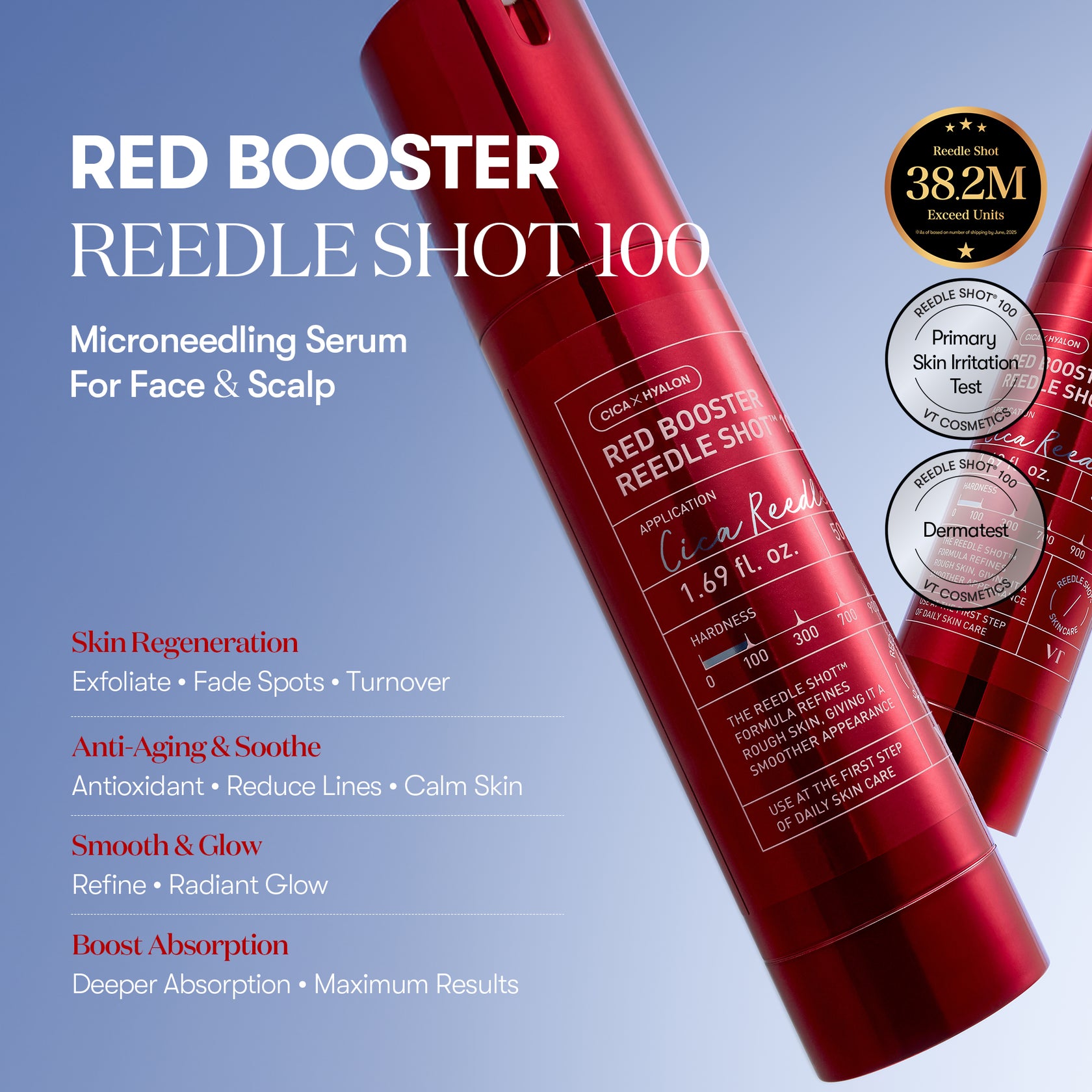 VT Cosmetics Red Booster Reedle Shot 100 50ml