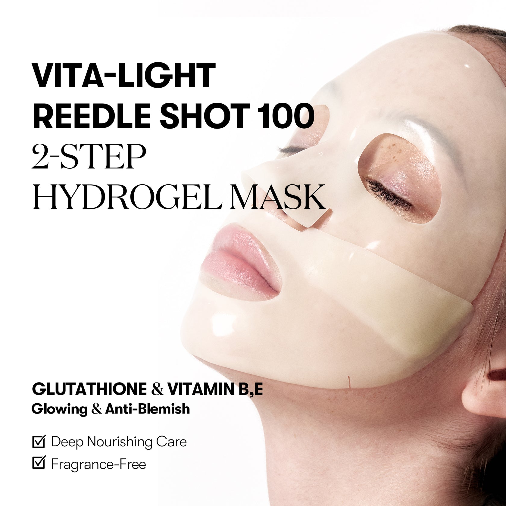 VT Cosmetics Vita-Light Reedle 100 2 Step Mask Sheet 33g