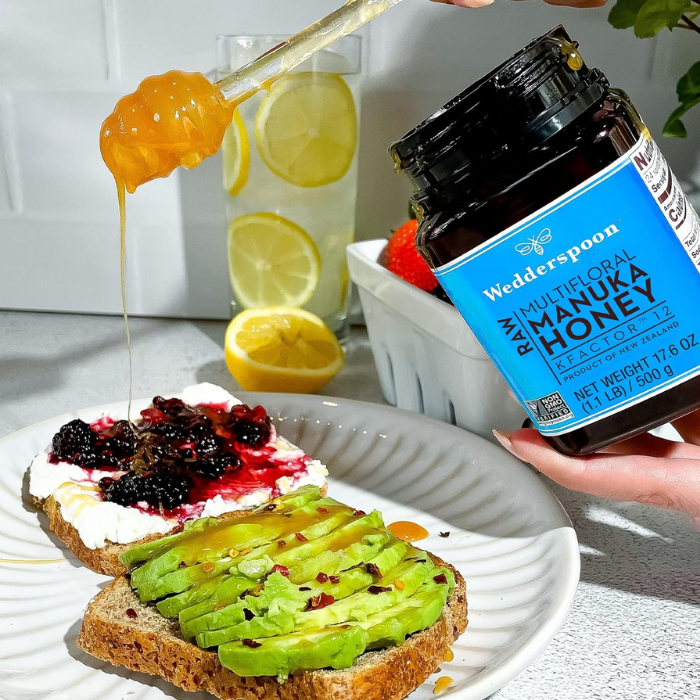 Wedderspoon Raw Multifloral Manuka Honey KFactor 12 500 g