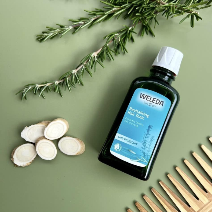 Weleda Rosemary Revitalising Hair Tonic, Strengthens, Promotes Growth and Nourishes Scalp Naturally, 100ml