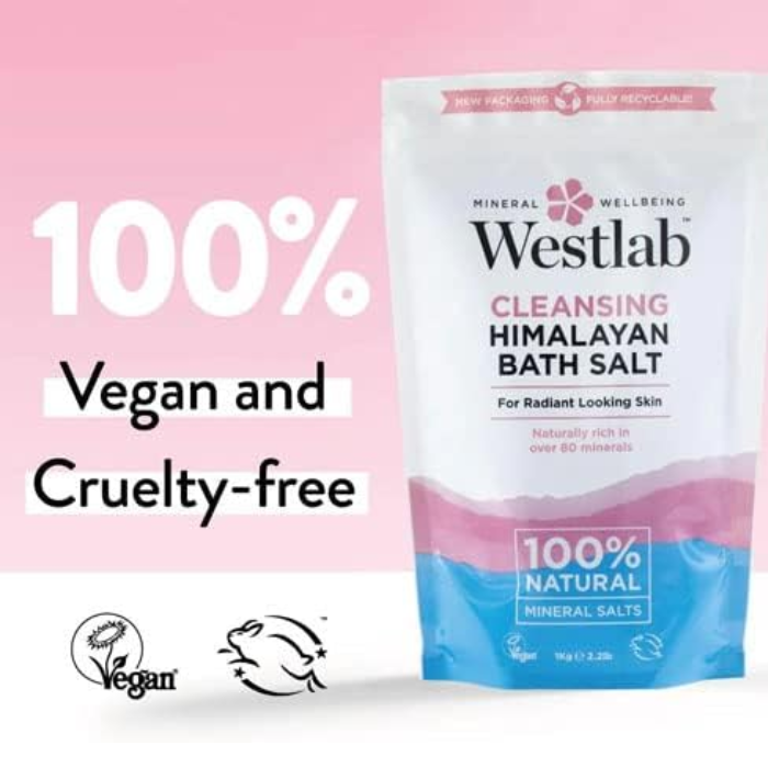 Westlab 100% Pure Cleansing Himalayan Salt 1kg