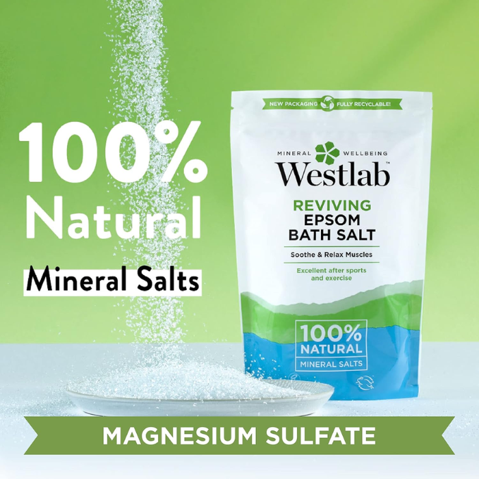 Westlab 100% Pure Reviving Epsom Salt 1 Kg