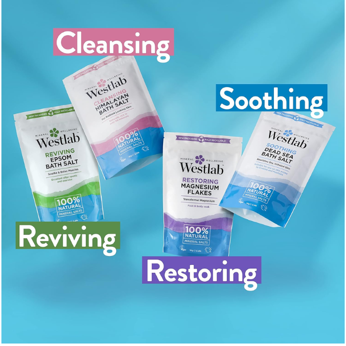 Westlab 100% Pure Reviving Epsom Salt 1 Kg