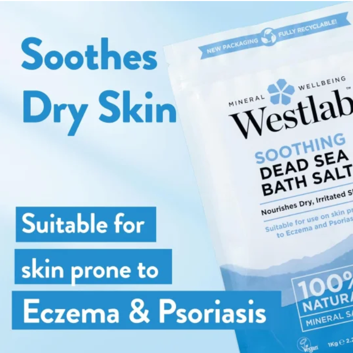 Westlab 100% Pure Soothing Dead Sea Salt 1kg