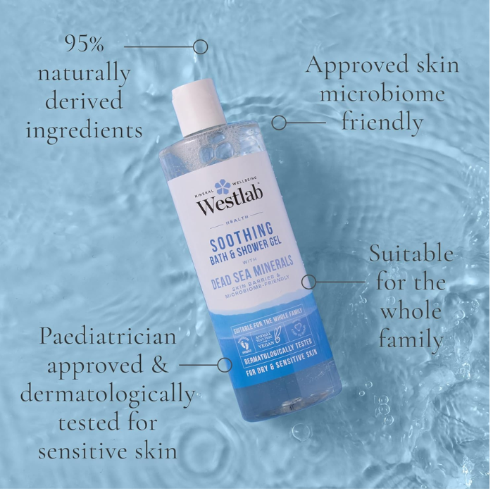 Westlab Soothing Shower Gel W/ Dead Sea Minerals 500ML 11367