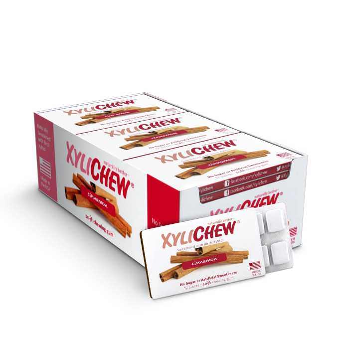 Xylichew Gum Cinnamon 12 Count