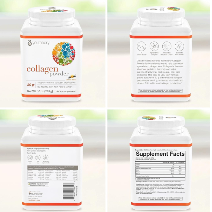 Youtheory Collagen Powder 10 Oz