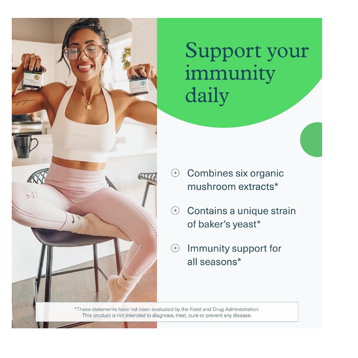 Youtheory Immune+ Daily Wellness Vegetable Capsule 60's