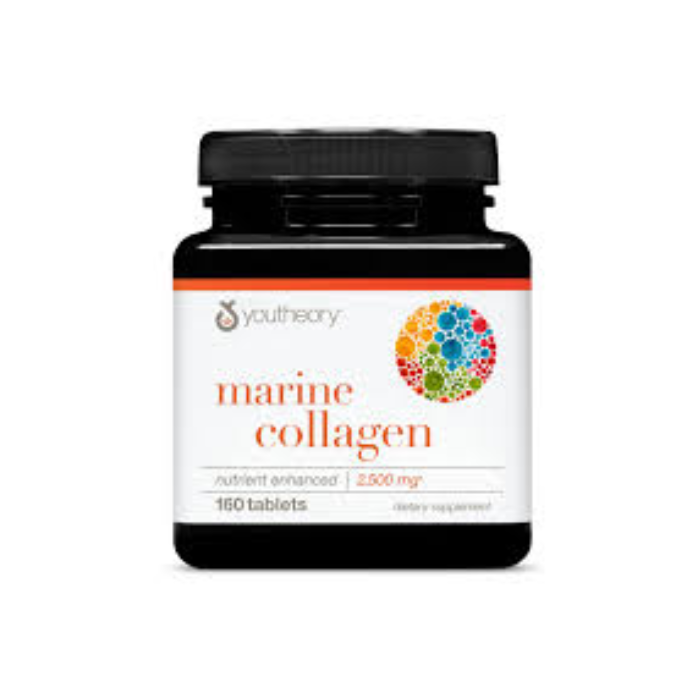 أقراص الكولاجين البحري -160 قرص- من يو ثيوري