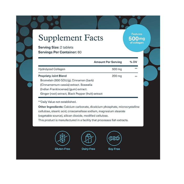 Youtheory Men's Joint Collagen Advanced 120 Count