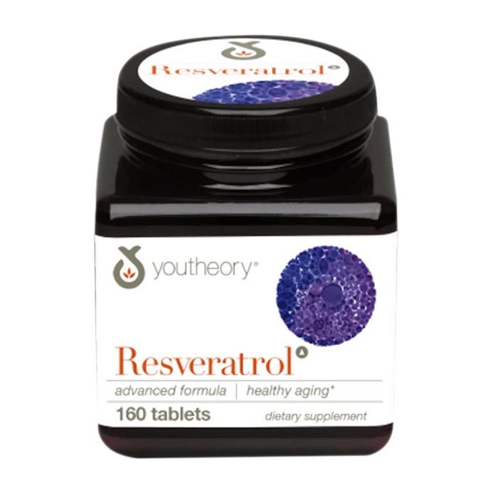 أقراص ريسفيراترول المتطورة-160 قرص- من يو ثيوري