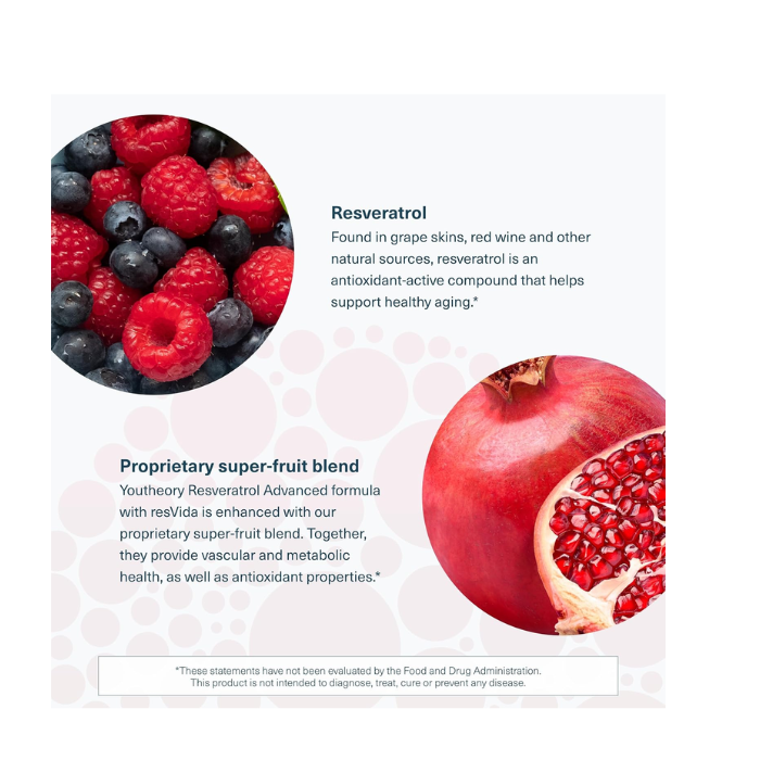 Youtheory Resveratrol Advanced 160 Tablets