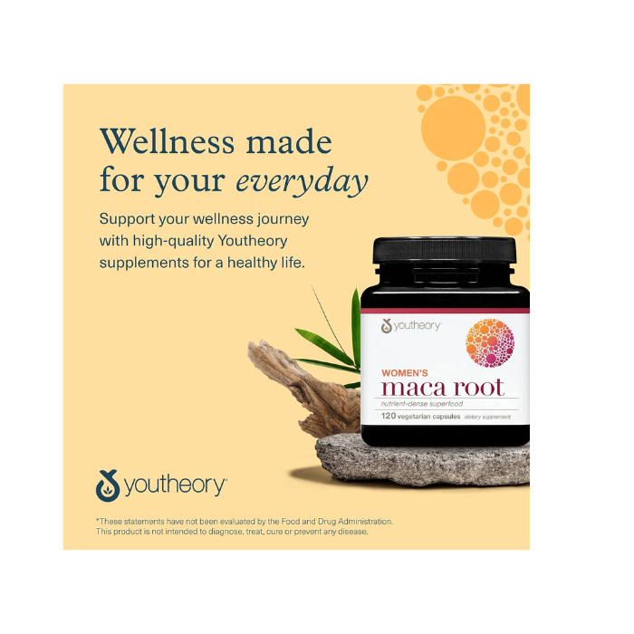 Youtheory Women's Maca Root Advanced 120 Count