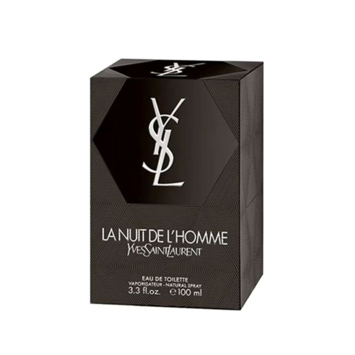 Yves Saint Laurent La Nuit De L'Homme Eau De Toilette Spray for Men Intense, Seductive, Long-Lasting Fragrance 100ml