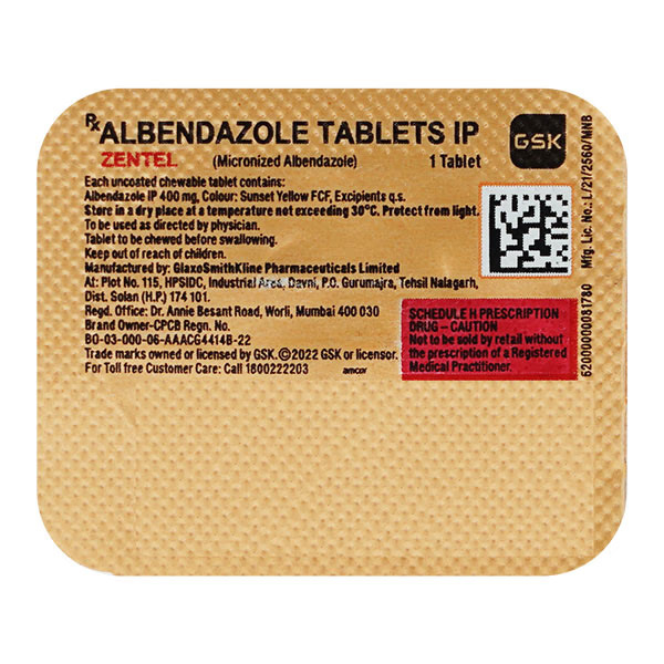Zentel 400mg  1s