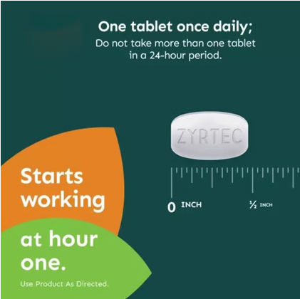 Zyrtec 10mg Tab 20s