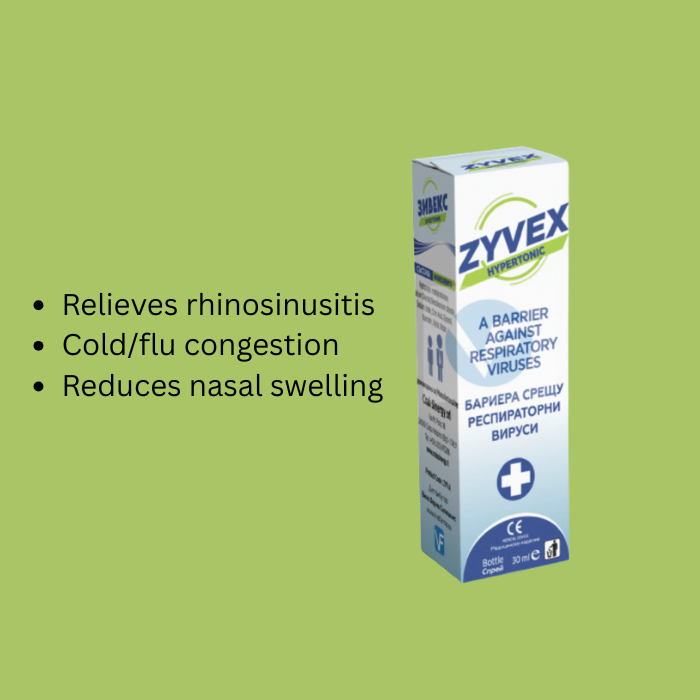Zyvex Hypertonic Nasal Spray 30ml